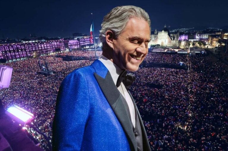 ¡Andrea Bocelli dará concierto gratis en el Zócalo CDMX! Fecha, hora y más