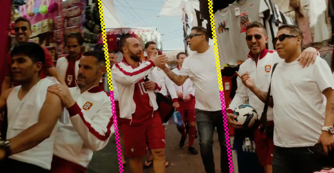 De lo que se perdió CR7: Portugal presume paseo por Tepito