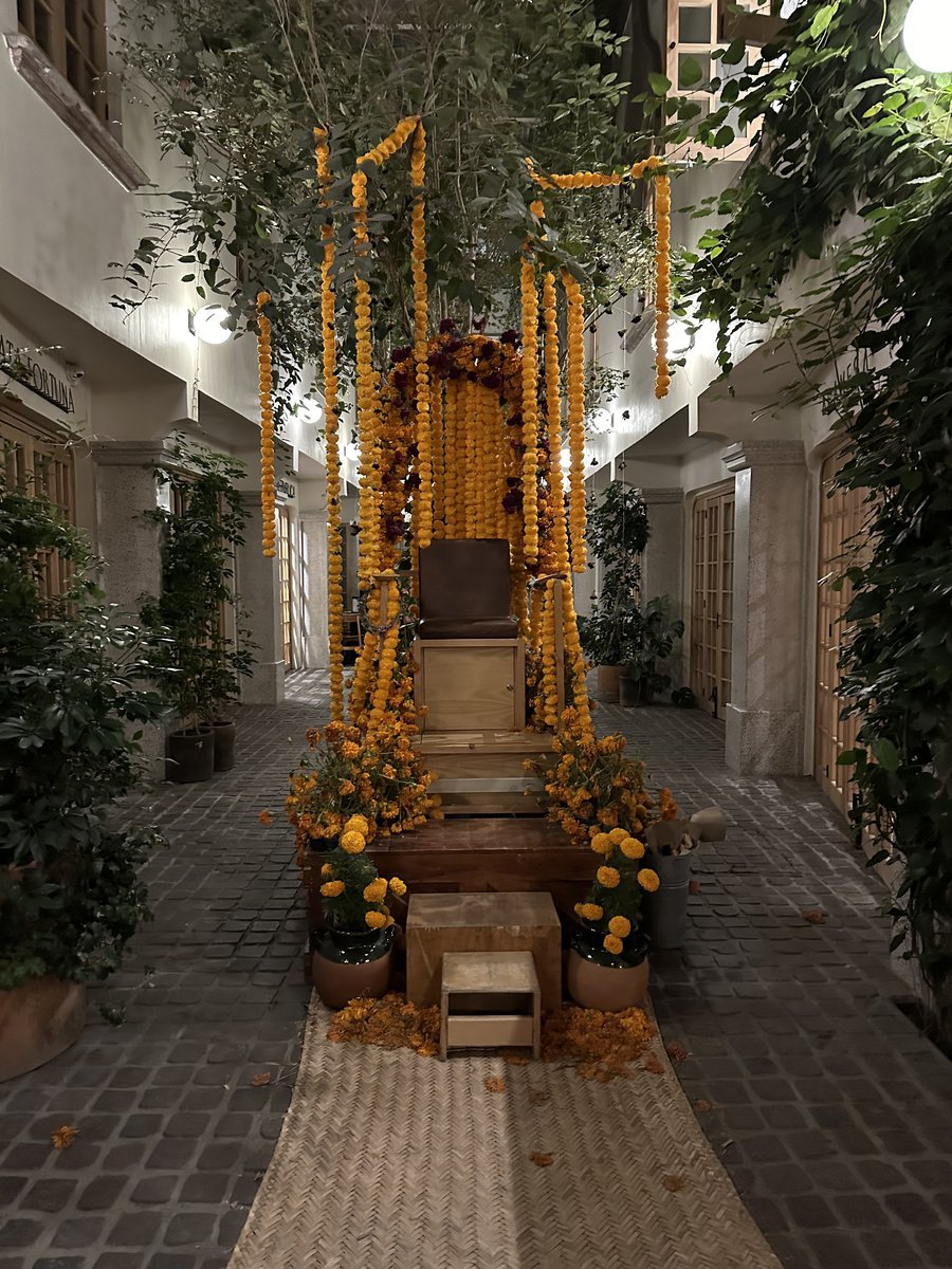 Cempasúchil marigold ofrenda