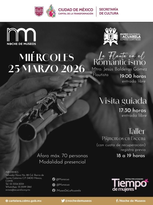 Los eventos más cool en la Noche de Museos de marzo