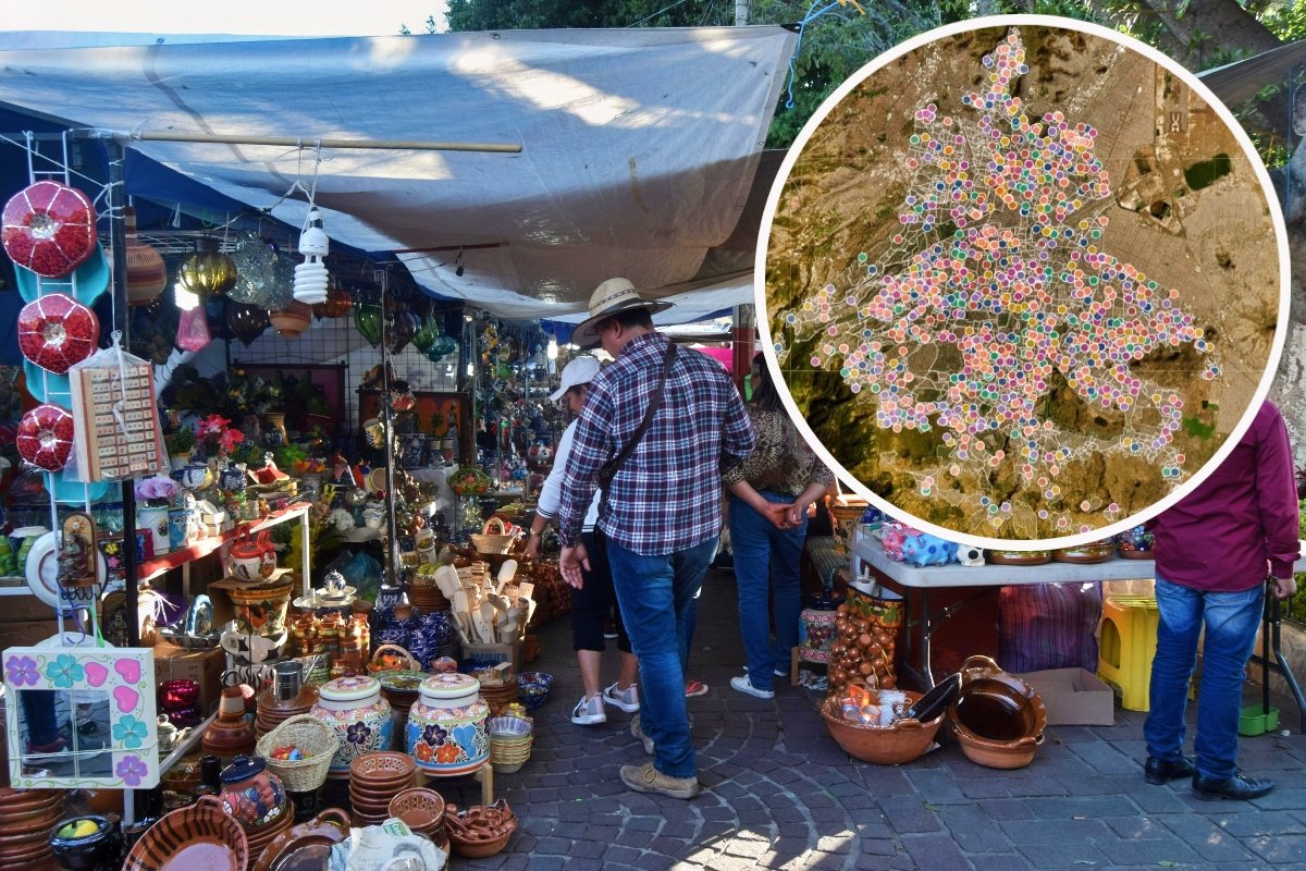 El mapa definitivo de los tianguis en CDMX: Filtra por día y encuentra ropa, comida y ‘joyitas