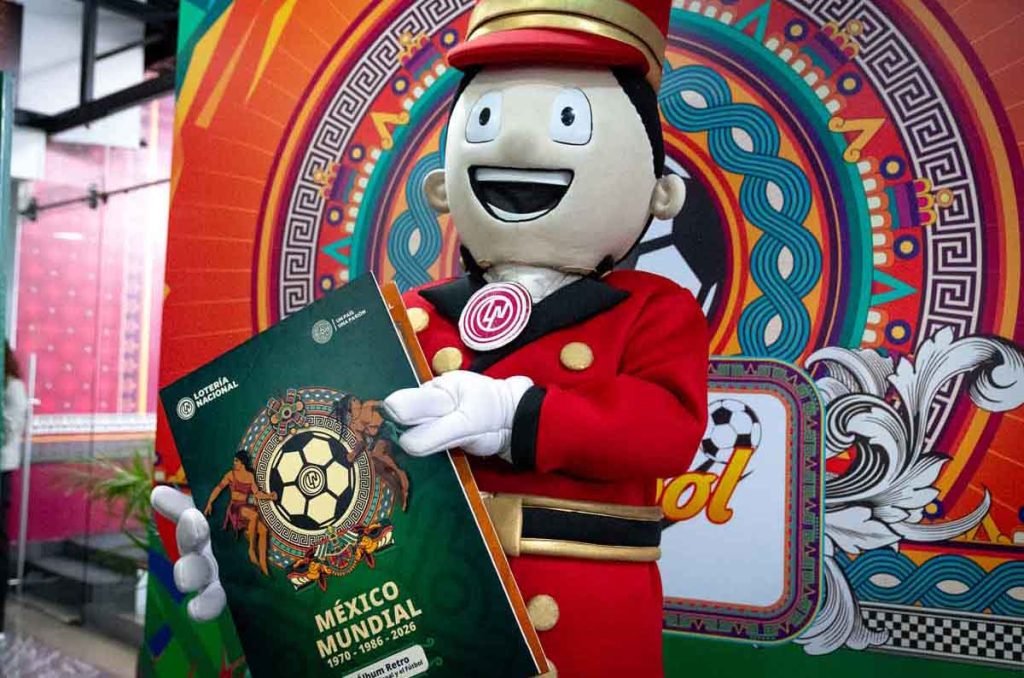 Lotería Nacional y Panini lanzan un álbum retro y gratis del Mundial