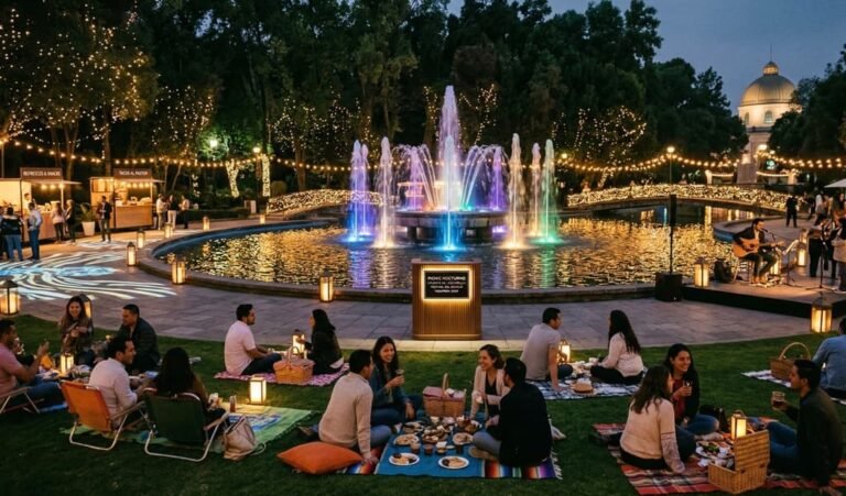 Picnic nocturno en Chapultepec GRATIS: ya viene la noche de linternas y luces en CDMX